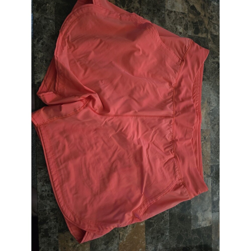 Lands' End Swim Shorts - Size 16 - Coral - Pockets Built in Briefs